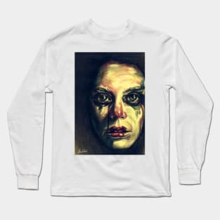 Paint face Long Sleeve T-Shirt